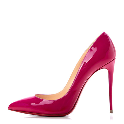 Christian Louboutin Patent Pigalle Follies 100 Pumps 38 Ultra Rose 1 of 9