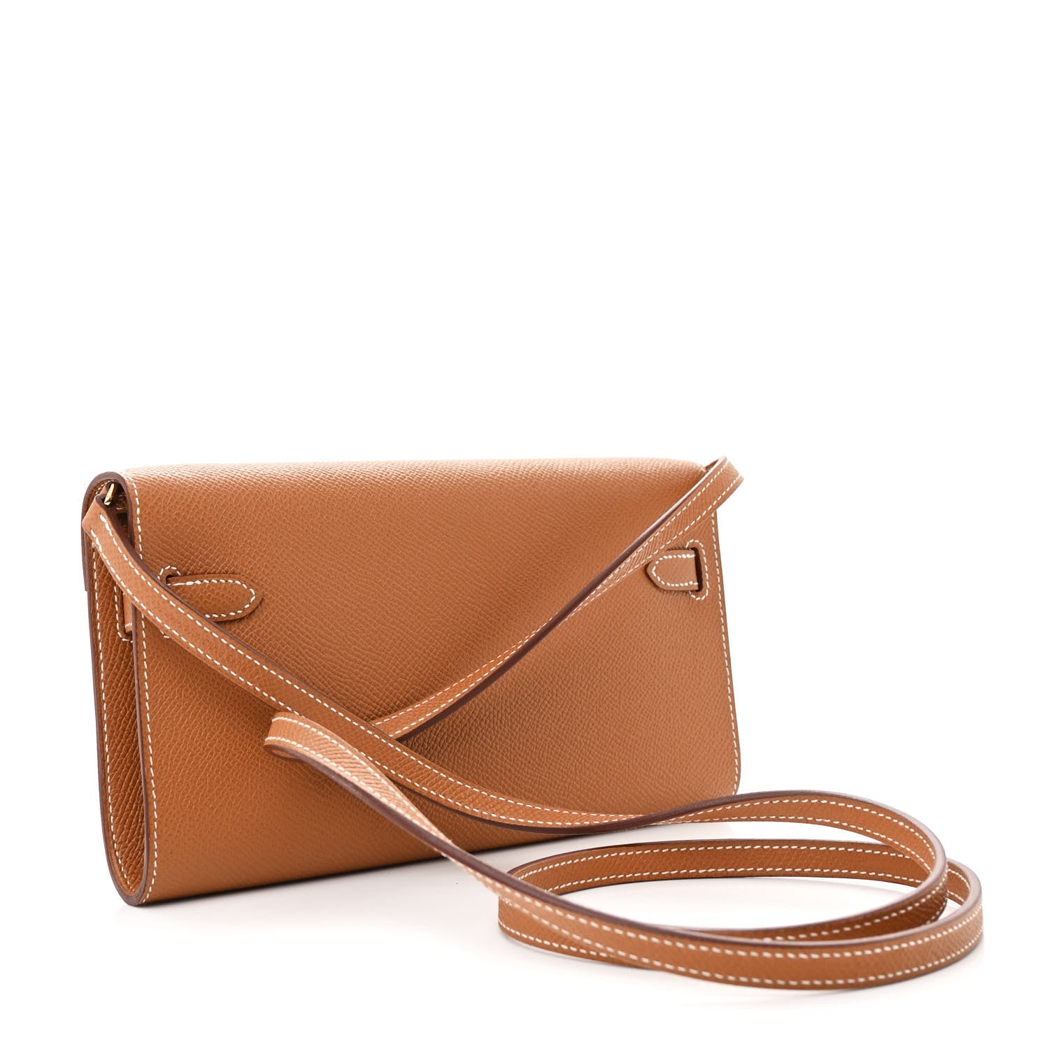 Hermes Epsom Kelly Wallet To Go Gold 3 of 11