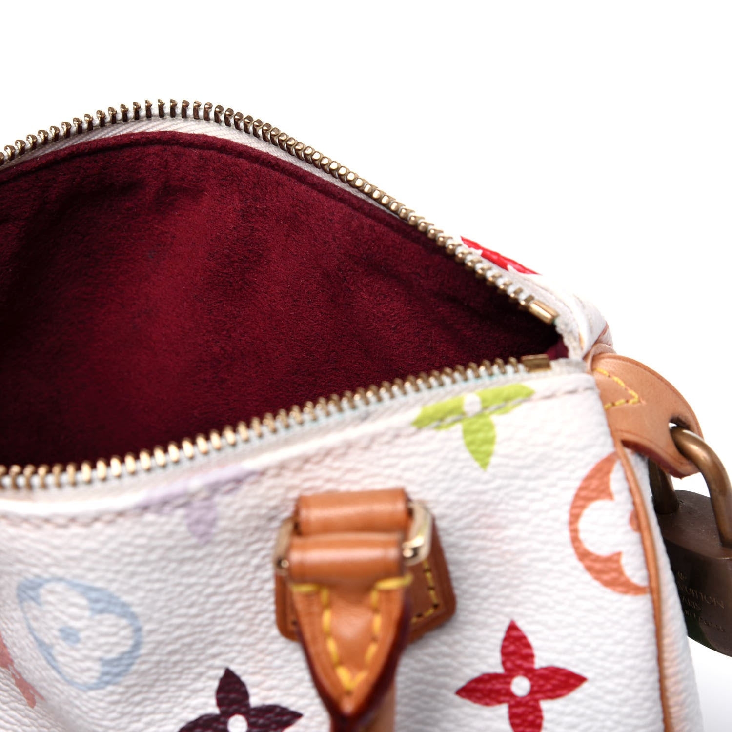 Louis Vuitton Monogram Multicolor Mini Sac HL Speedy White 7 of 15