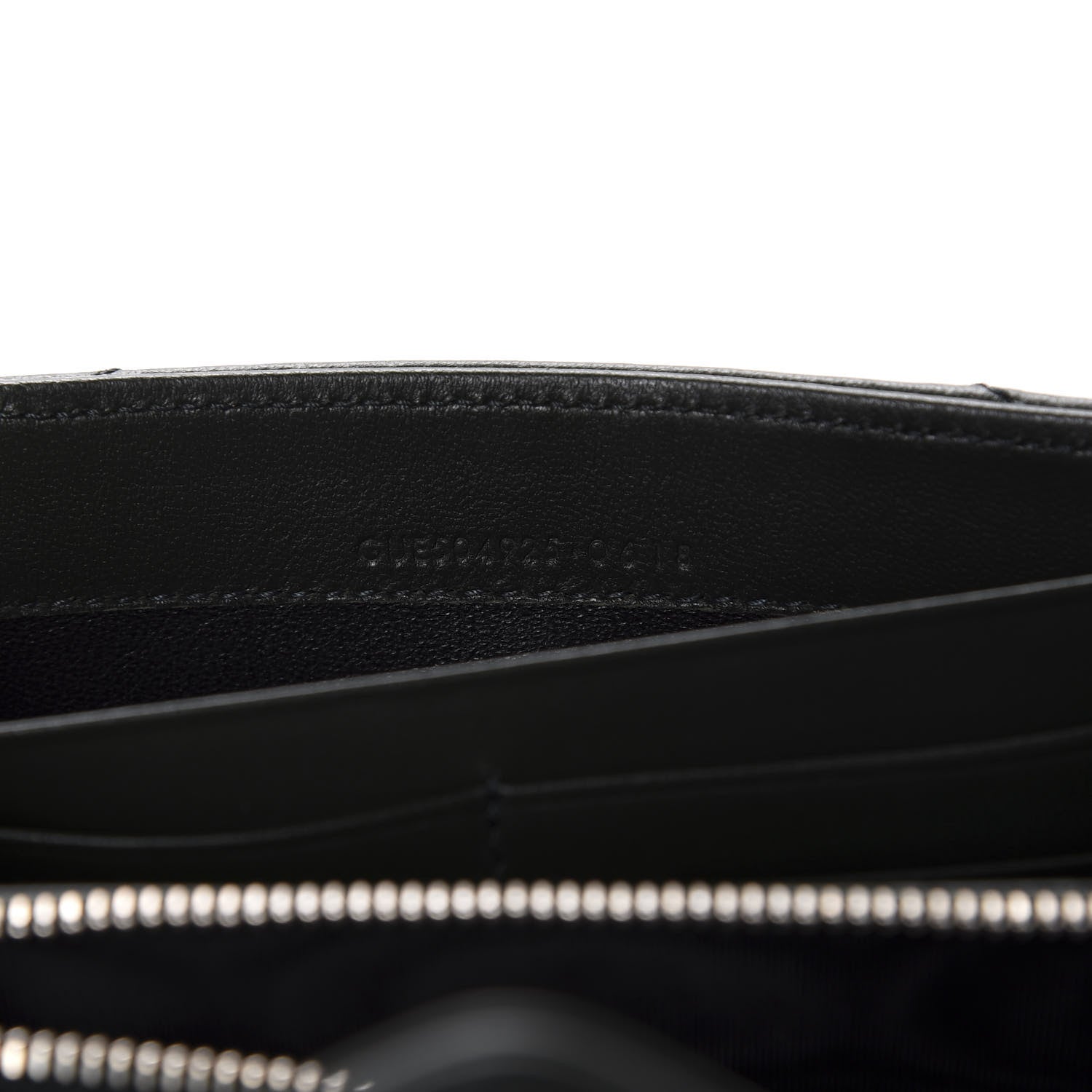 Saint Laurent Lambskin Y Quilted Monogram Large Loulou Flap Wallet Black 7 of 8