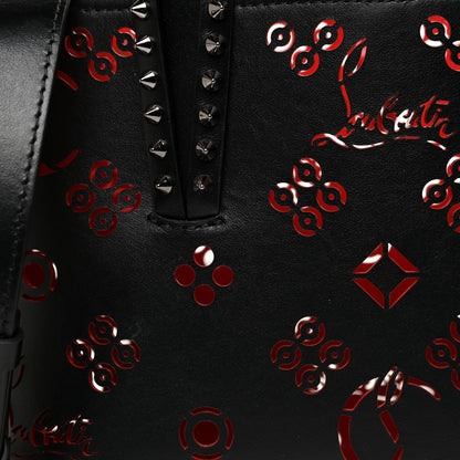 Christian Louboutin Perforated Mini East West Cabata Tote Black 7 of 10
