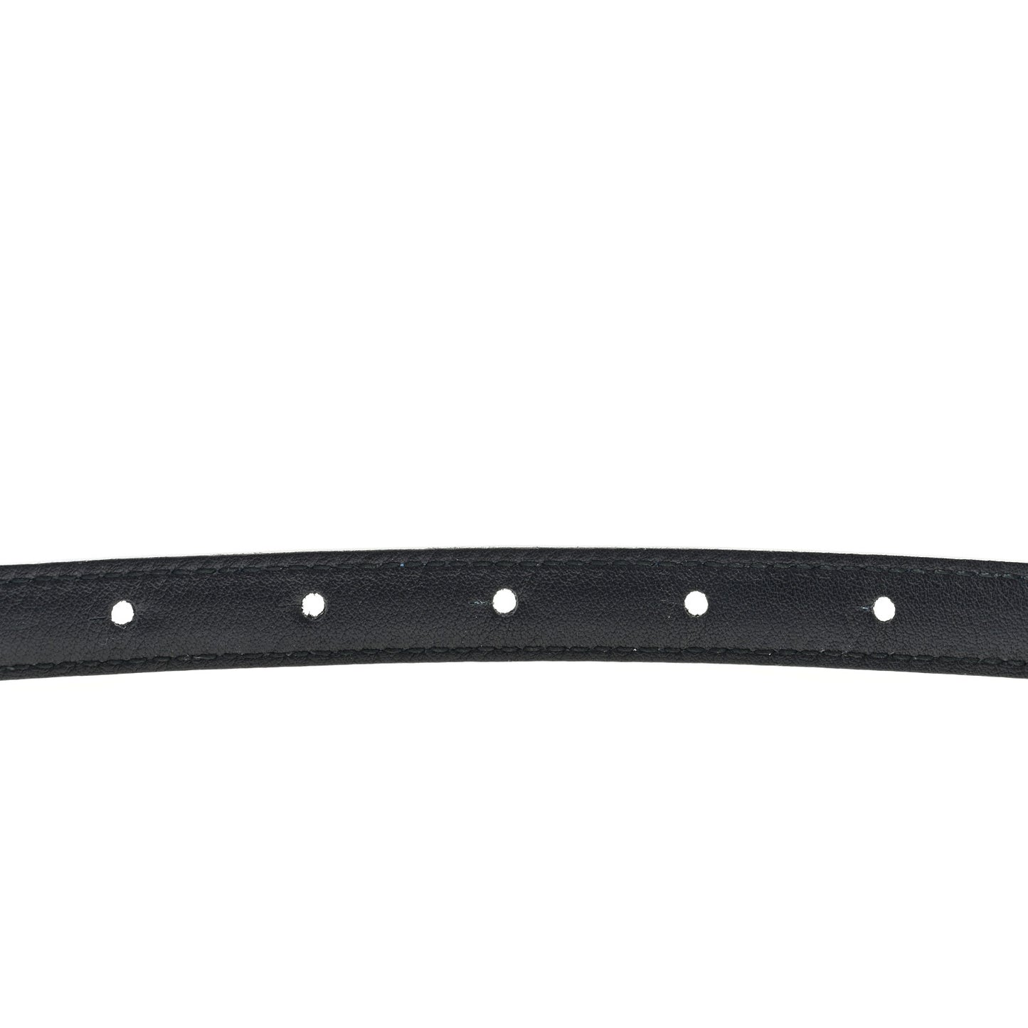Moon Calfskin Nickel Interlocking G 20mm Belt 85 34 Porcelain Light Blue