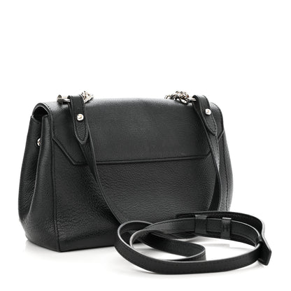 Louis Vuitton Calfskin Lockme II Chain Bag BB Black 3 of 14