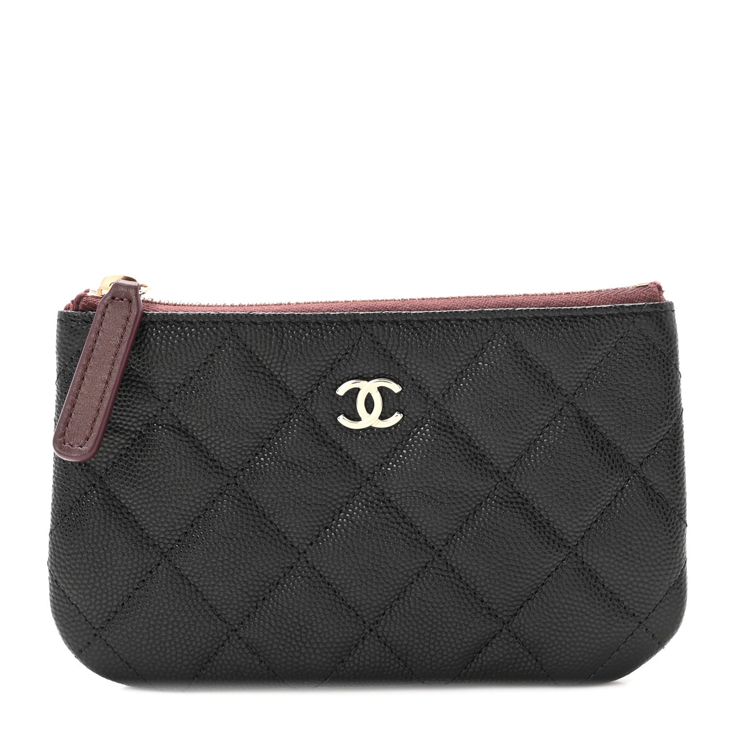 Chanel Caviar Quilted Small Cosmetic Case Black 1 of 7