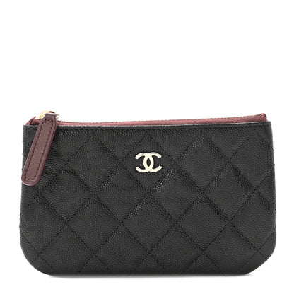 Chanel Caviar Quilted Small Cosmetic Case Black 1 of 7