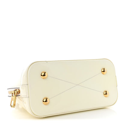 Louis Vuitton Patent Monogram Alma BB White 4 of 13