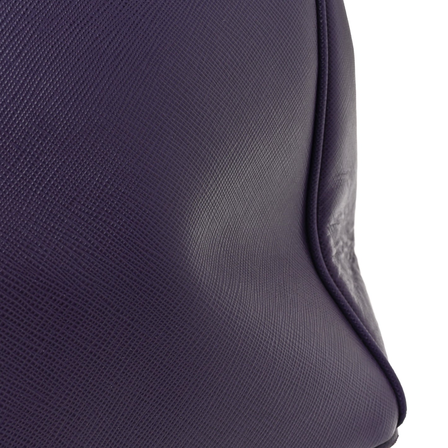 Saffiano Lux Large Galleria Double Zip Tote Uva