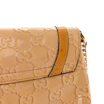 Gucci Patent Guccissima Mini Mayfair Bag Beige 18 of 19