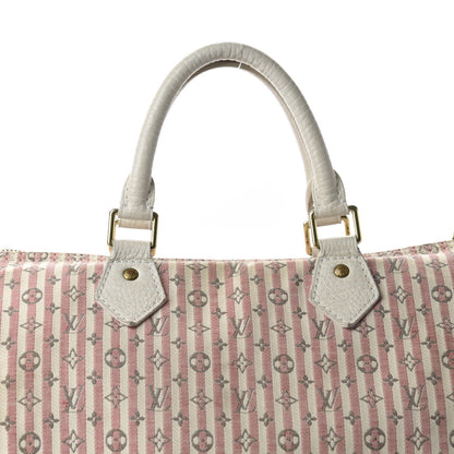 Louis Vuitton Mini Lin Croisette Speedy 30 Rouge 10 of 10
