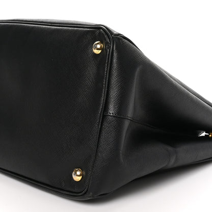 Prada Saffiano Lux Large Tote Black 9 of 11