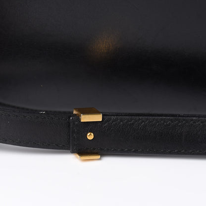 Celine Smooth Calfskin Large Classic Box Flap Bag Black 24 of 25