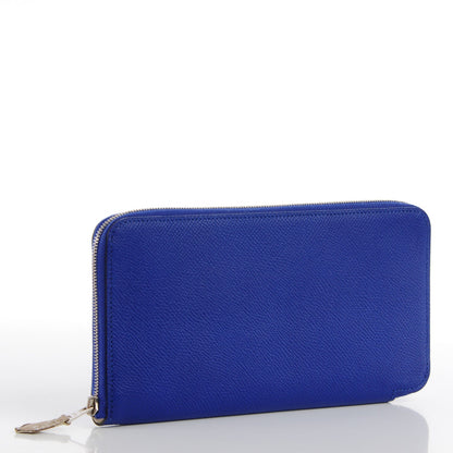 Hermes Epsom Silk'In Wallet Bleu Electrique 3 of 11