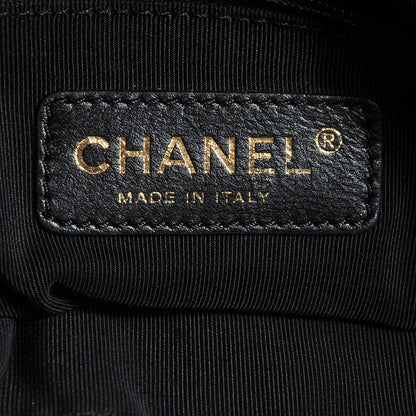 Chanel Calfskin Large Chain Me Hobo Black 6 of 7