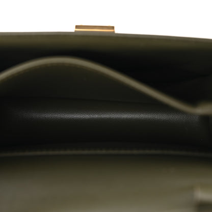 Celine Box Calfskin Teen Classic Box Flap Bag Dark Olive 5 of 11