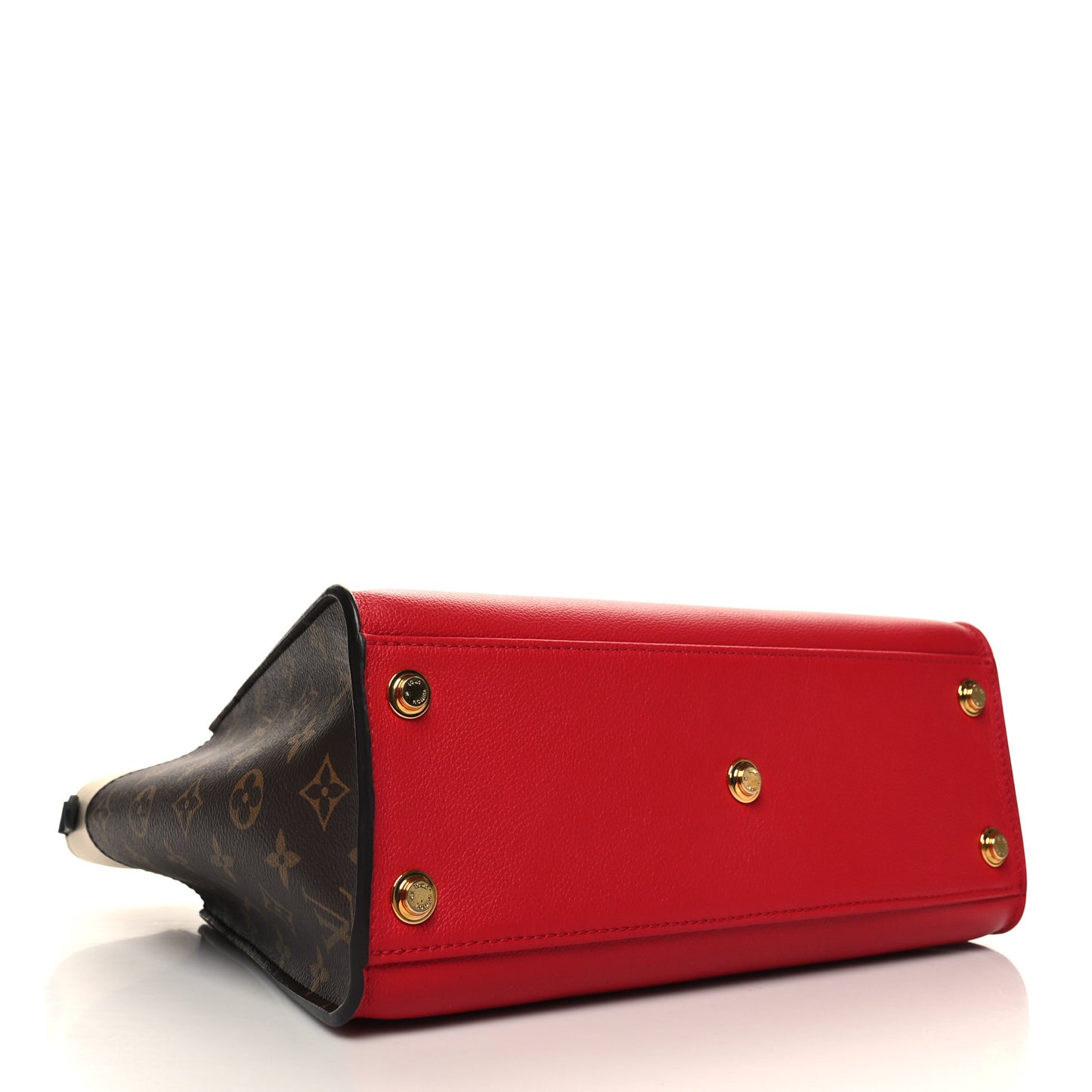 Calfskin Monogram On My Side Pirate Red