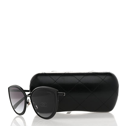 Chanel Cat Eye Sunglasses 4222 Black 8 of 8