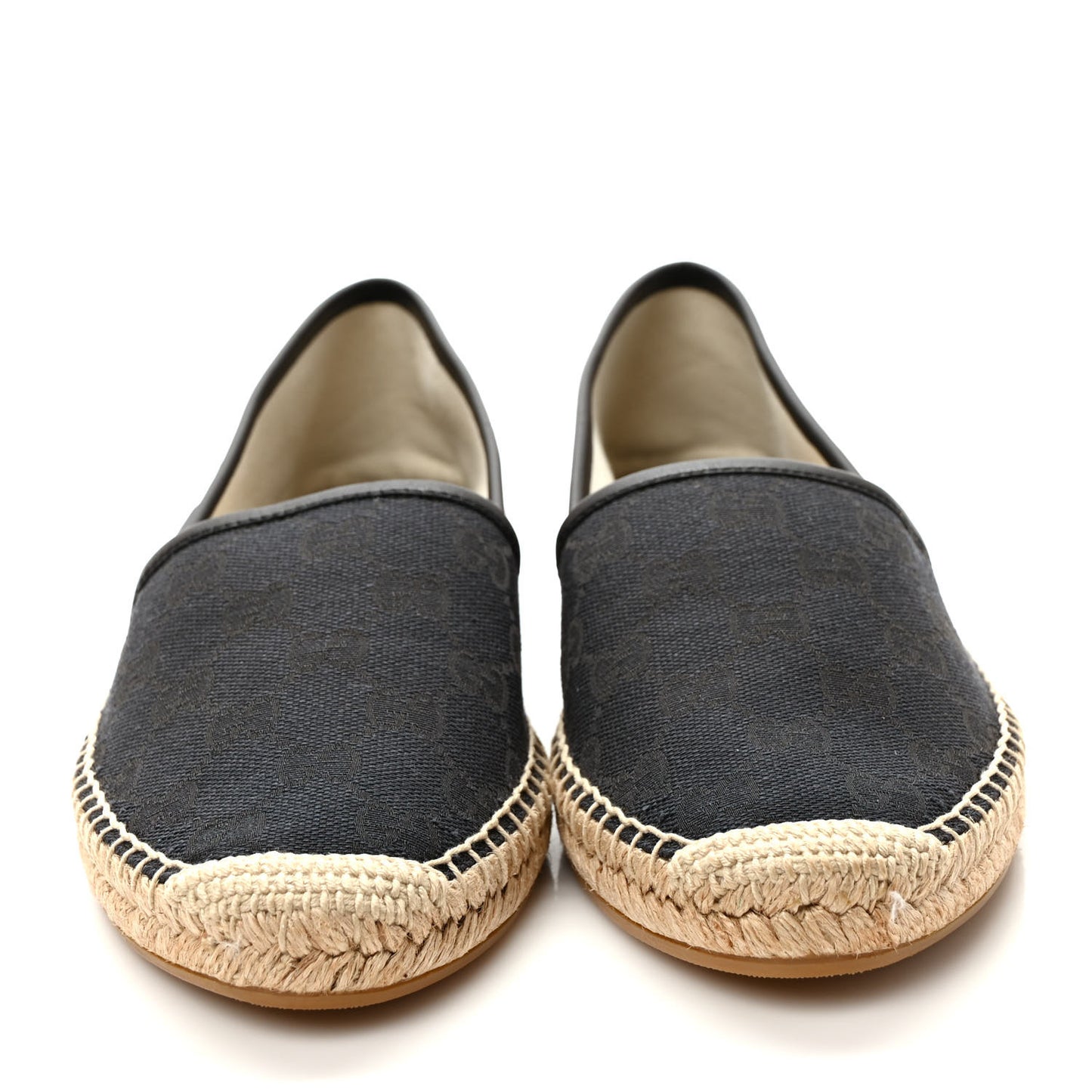 Monogram Espadrilles 39.5 Black