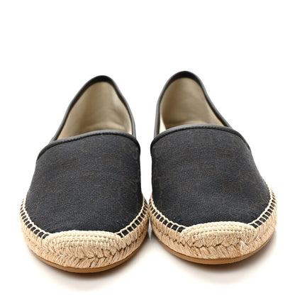 Gucci Monogram Espadrilles 39.5 Black 2 of 7