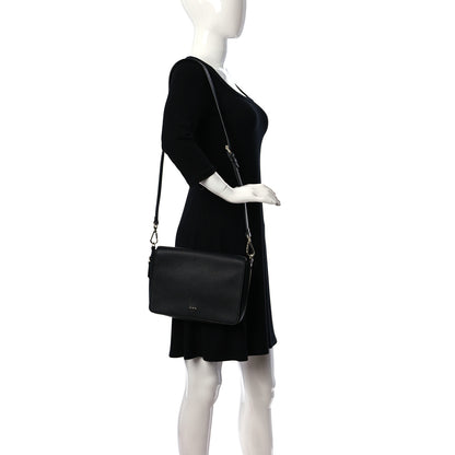 Fendi Cuoio Romano Selleria Messenger Black 2 of 8