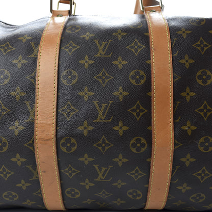 Louis Vuitton Monogram Keepall Bandouliere 55 9 of 13