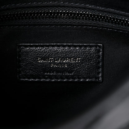 Saint Laurent Crinkled Calfskin Matelasse Monogram Niki Chain Wallet Black 6 of 9