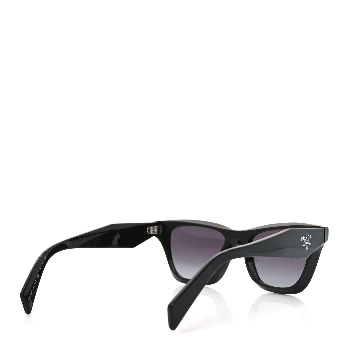 Acetate Square Sunglasses SPR C07 Black