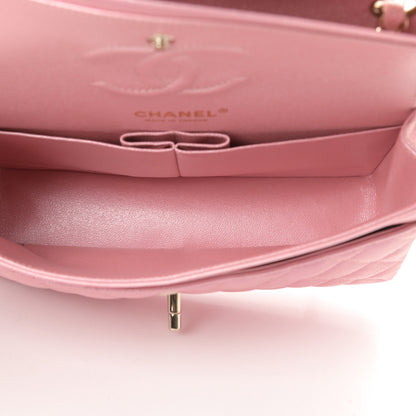 Chanel Iridescent Caviar Quilted Small Double Flap Pink 5 of 11