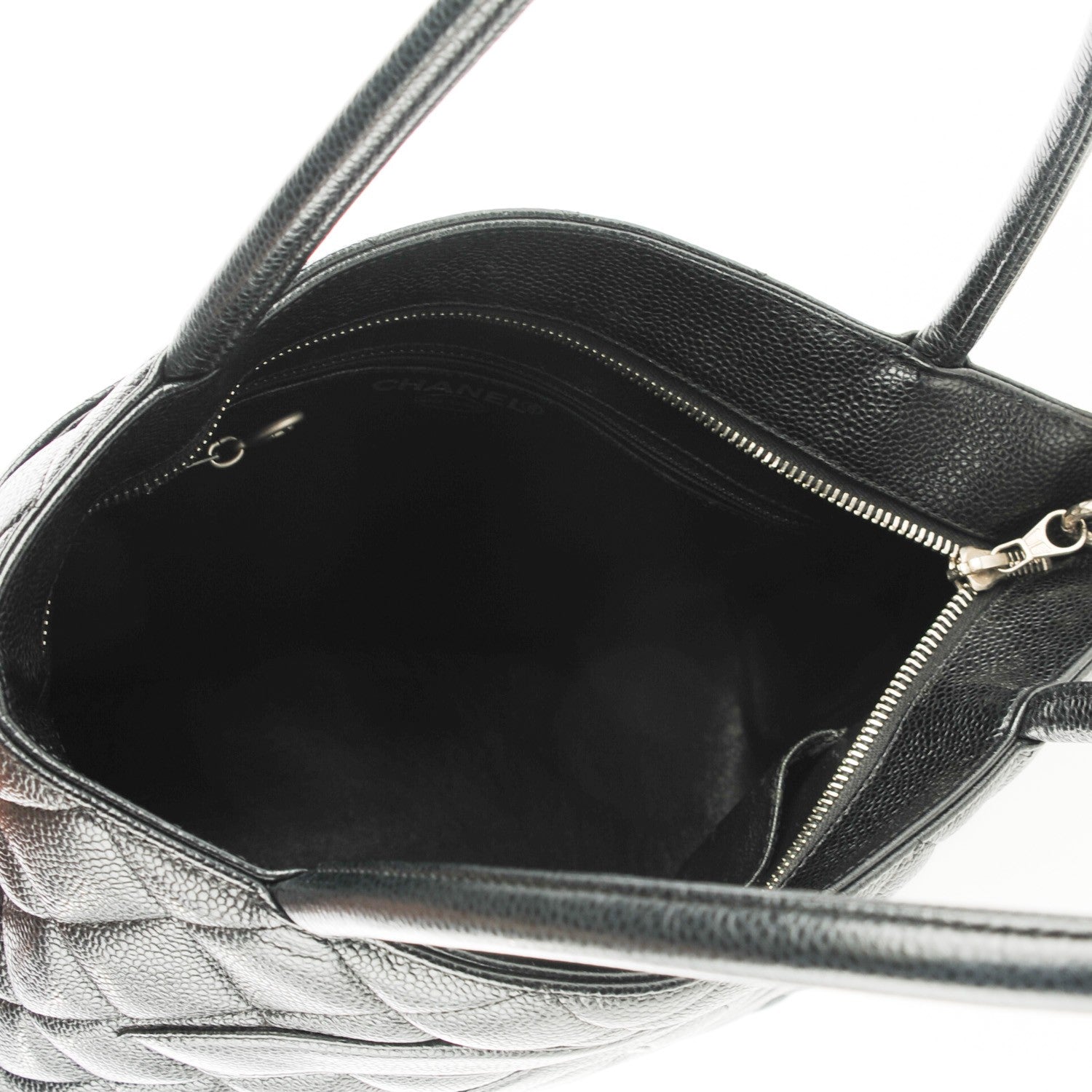 Chanel Caviar Quilted Medallion Tote Black 5 of 7