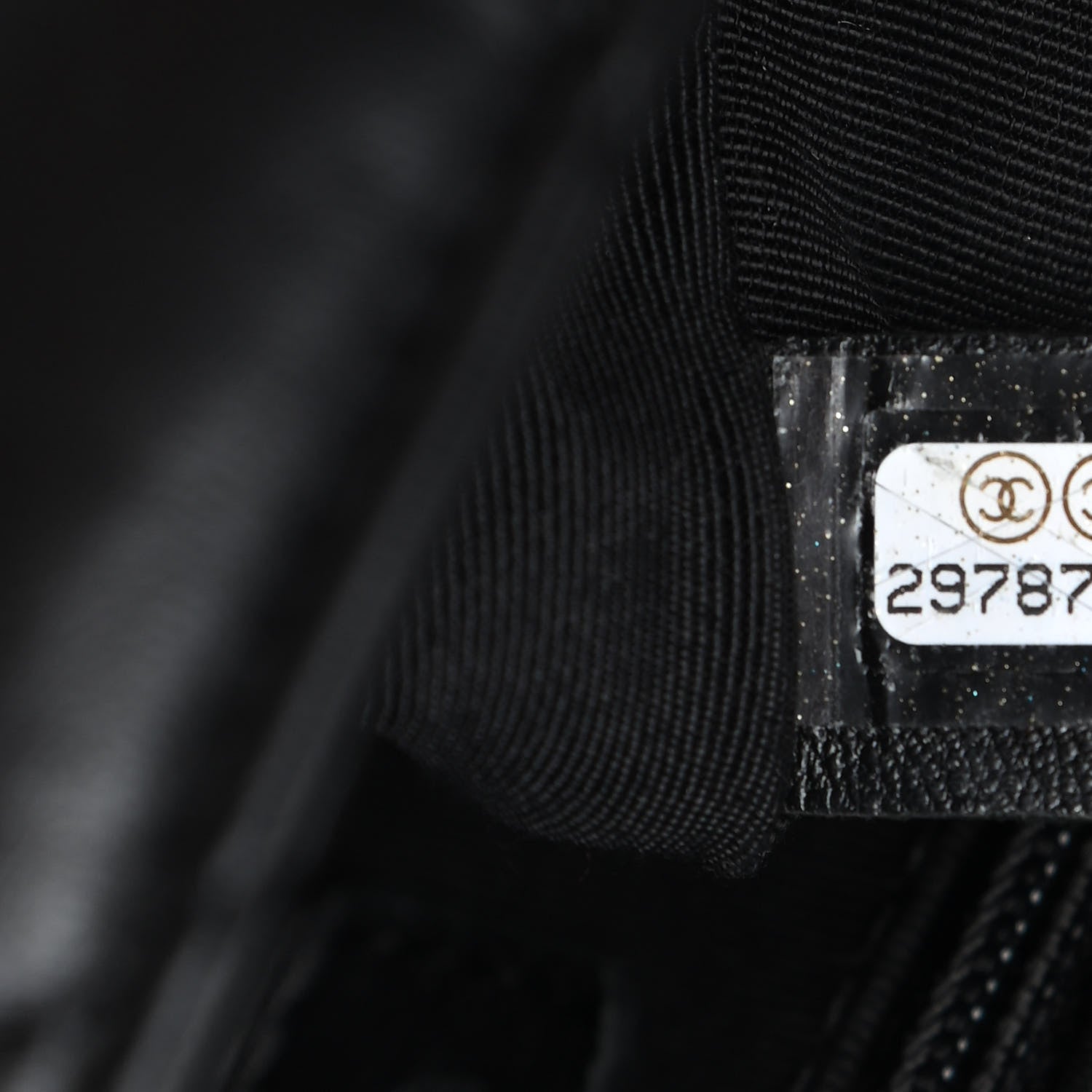 Chanel Crumpled Calfskin Medium Chain Flap Black 7 of 9