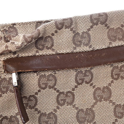 Gucci GG Monogram Double Pocket Belt Bag Brown 12 of 19