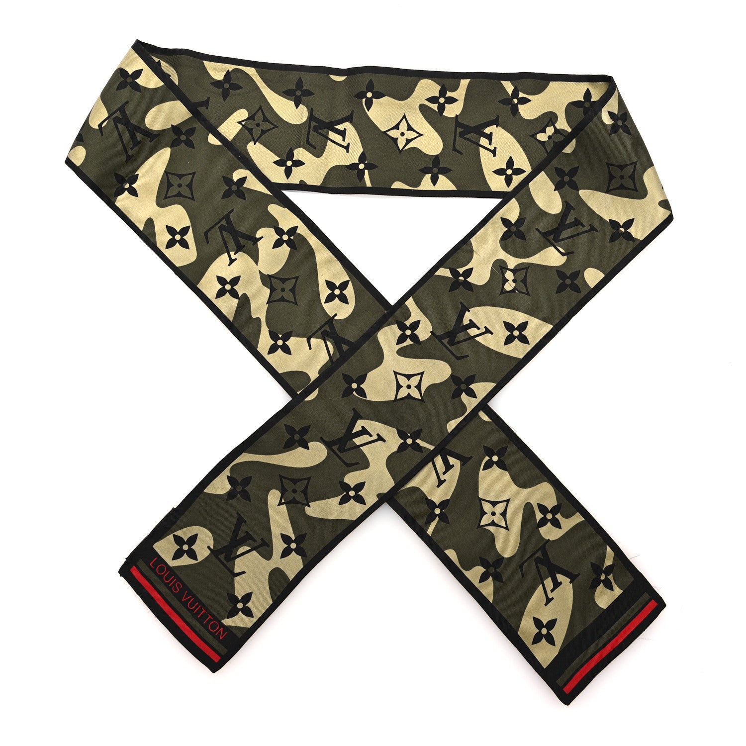 Louis Vuitton Silk Monogramouflage Bandeau 1 of 5