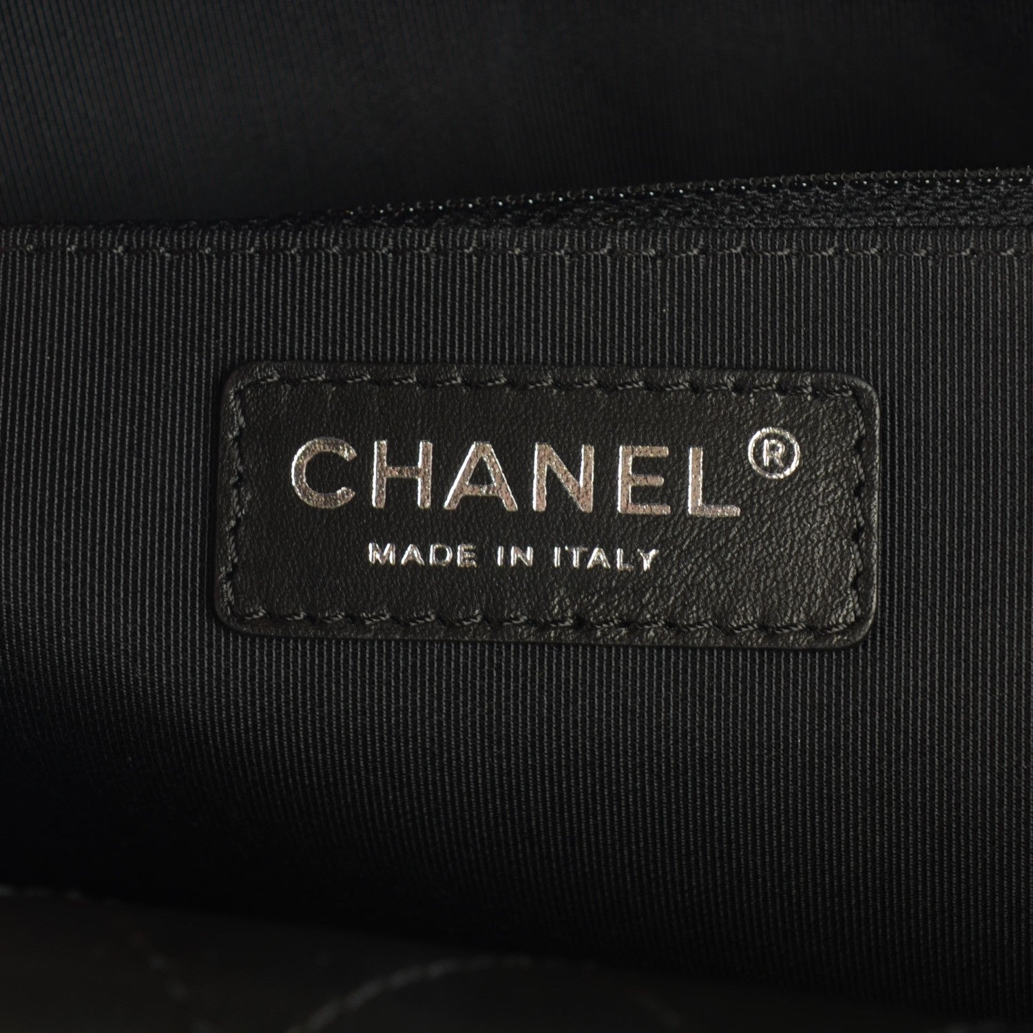 Chanel Lambskin Quilted Front Flap Tote Black 5 of 8