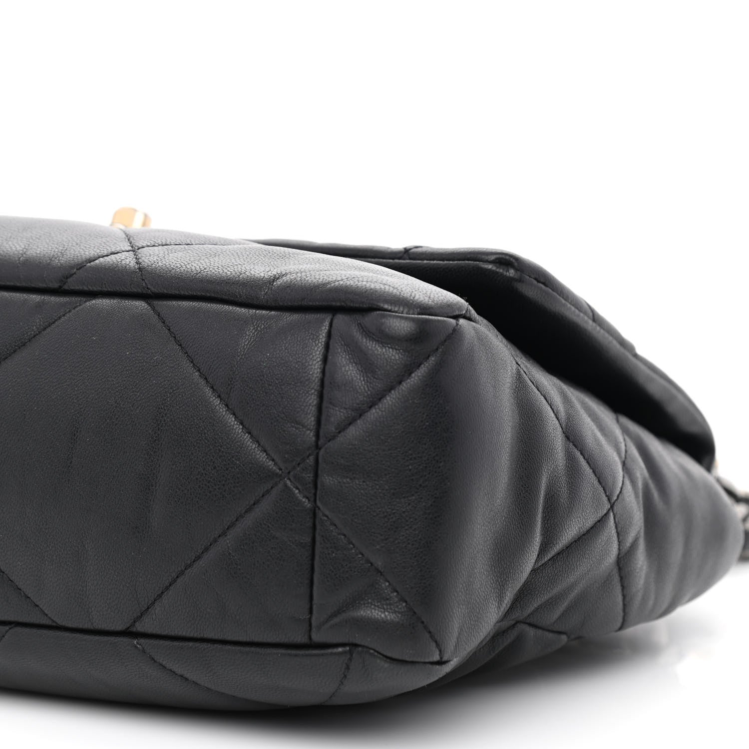 Chanel Lambskin Quilted Large Chanel 19 Flap Black 11 of 11