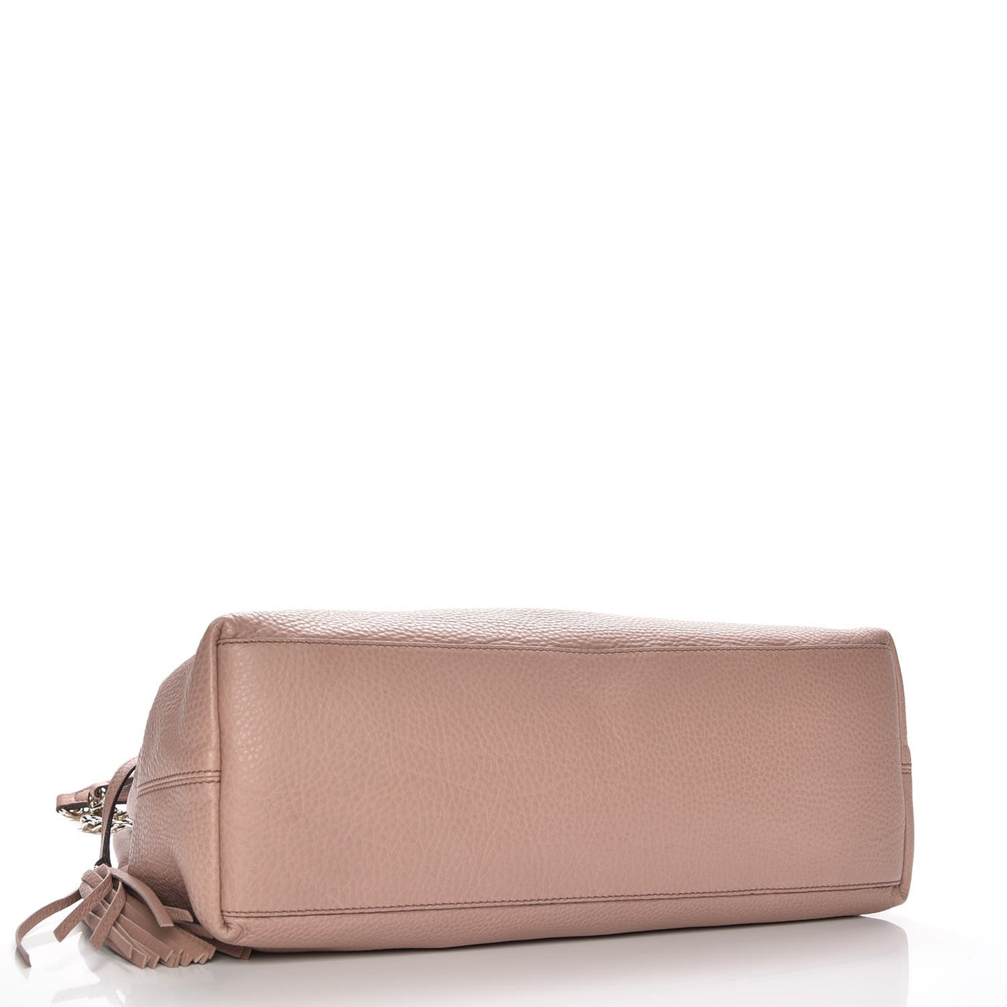 Pebbled Calfskin Medium Soho Chain Shoulder Bag Dark Cipria