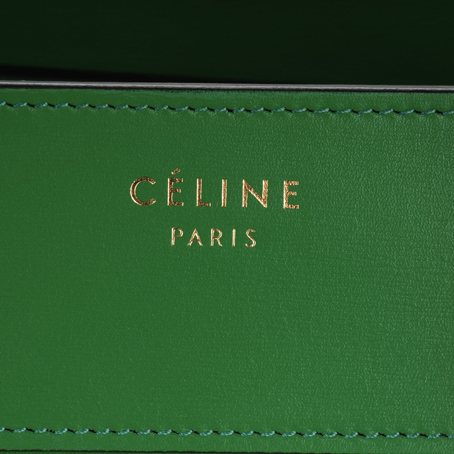 Celine Palmelato Mini Luggage Grass Green 6 of 8