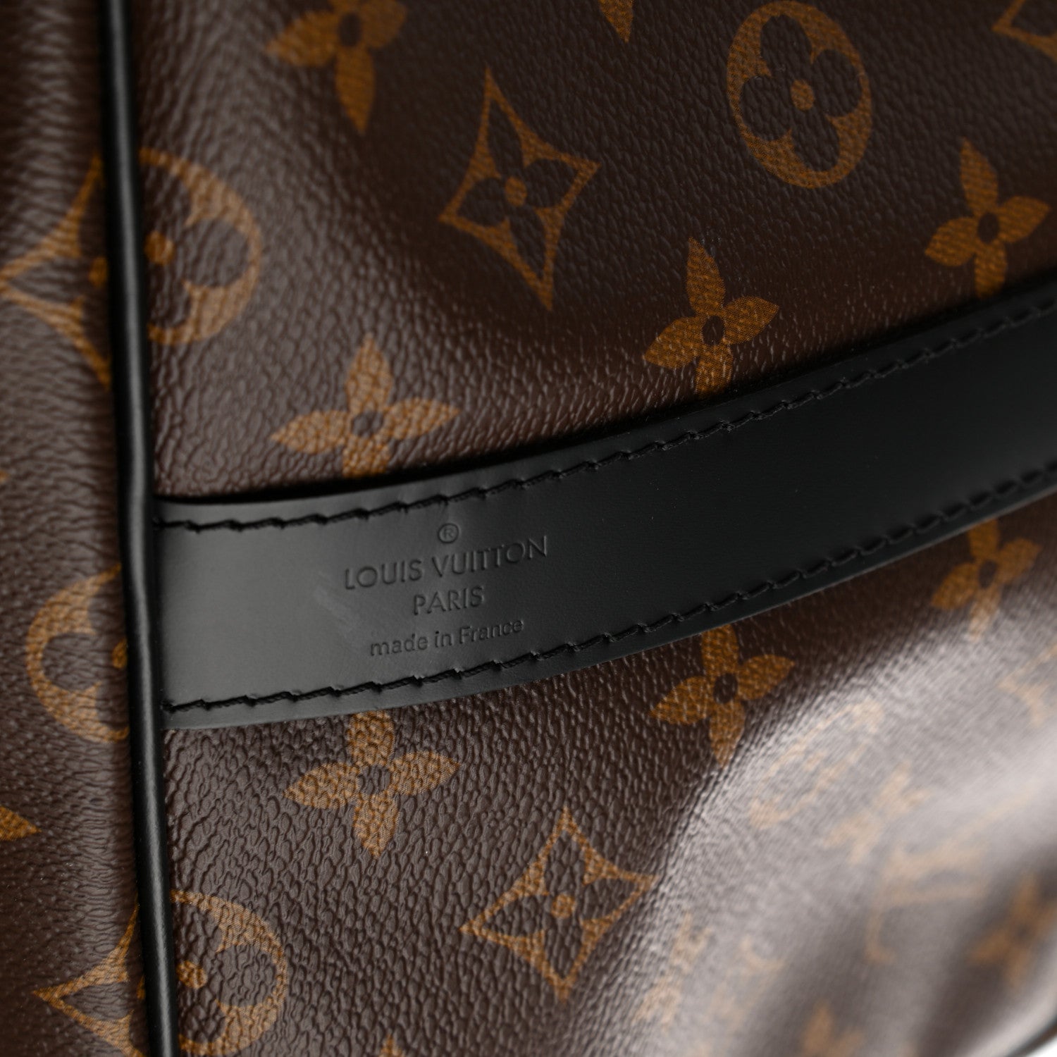Louis Vuitton Monogram Macassar Keepall Bandouliere 55 6 of 10