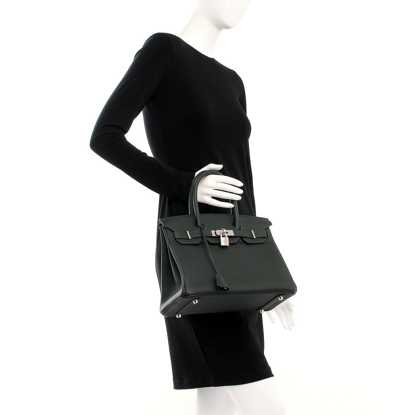 Togo Birkin 30 Vert Fonce