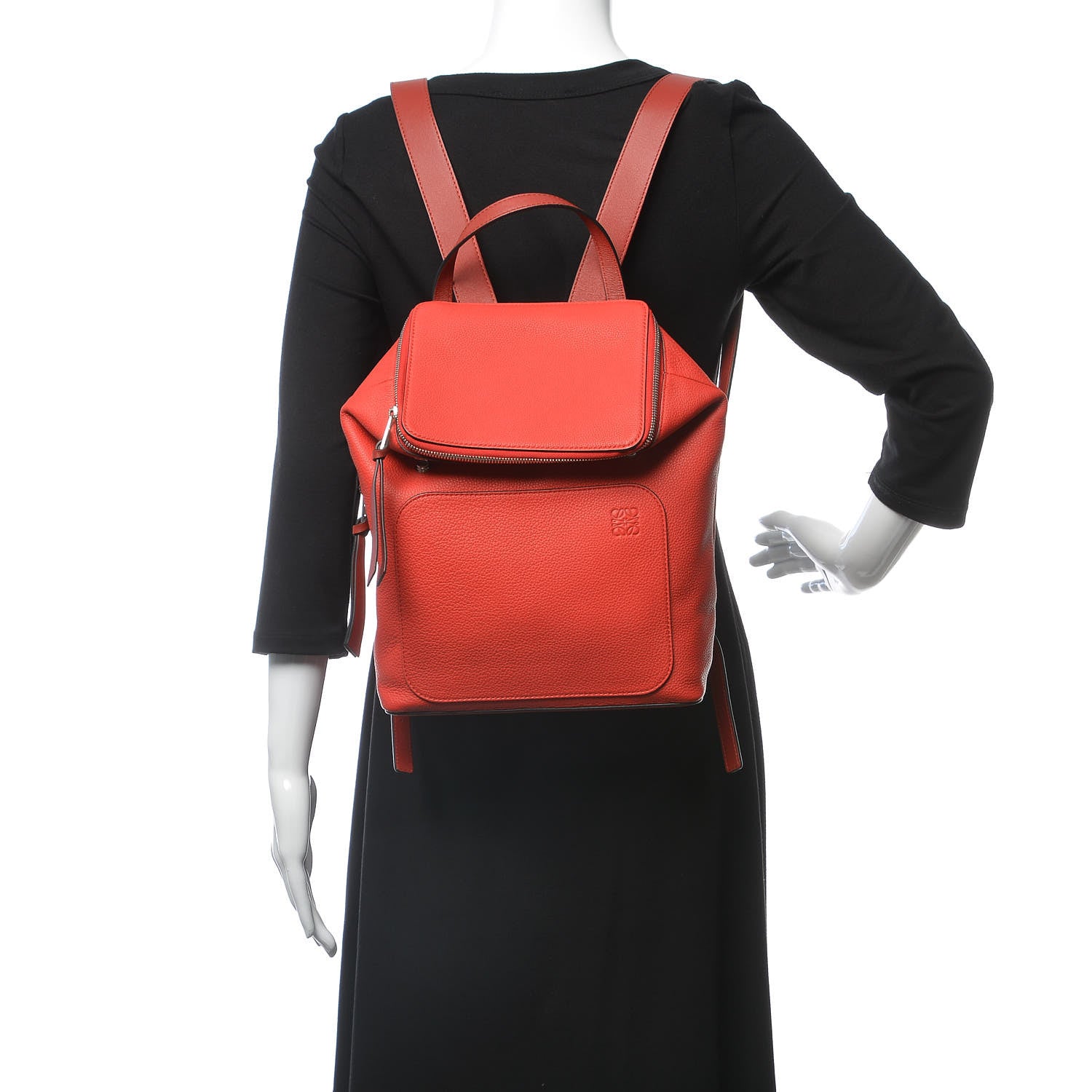 Loewe Calfskin Goya Backpack Scarlet 2 of 8