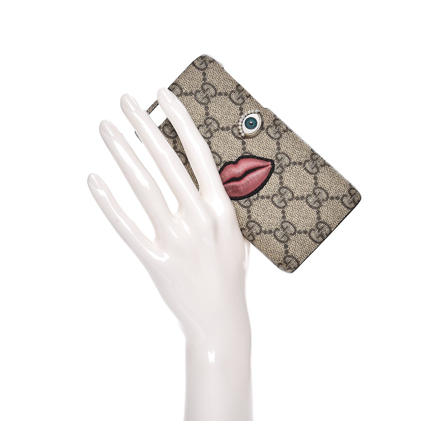 GG Supreme Monogram Embroidered Face iPhone 6 Case