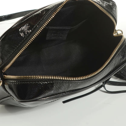 Gucci Soft Patent Small Soho Disco Bag Black 5 of 9