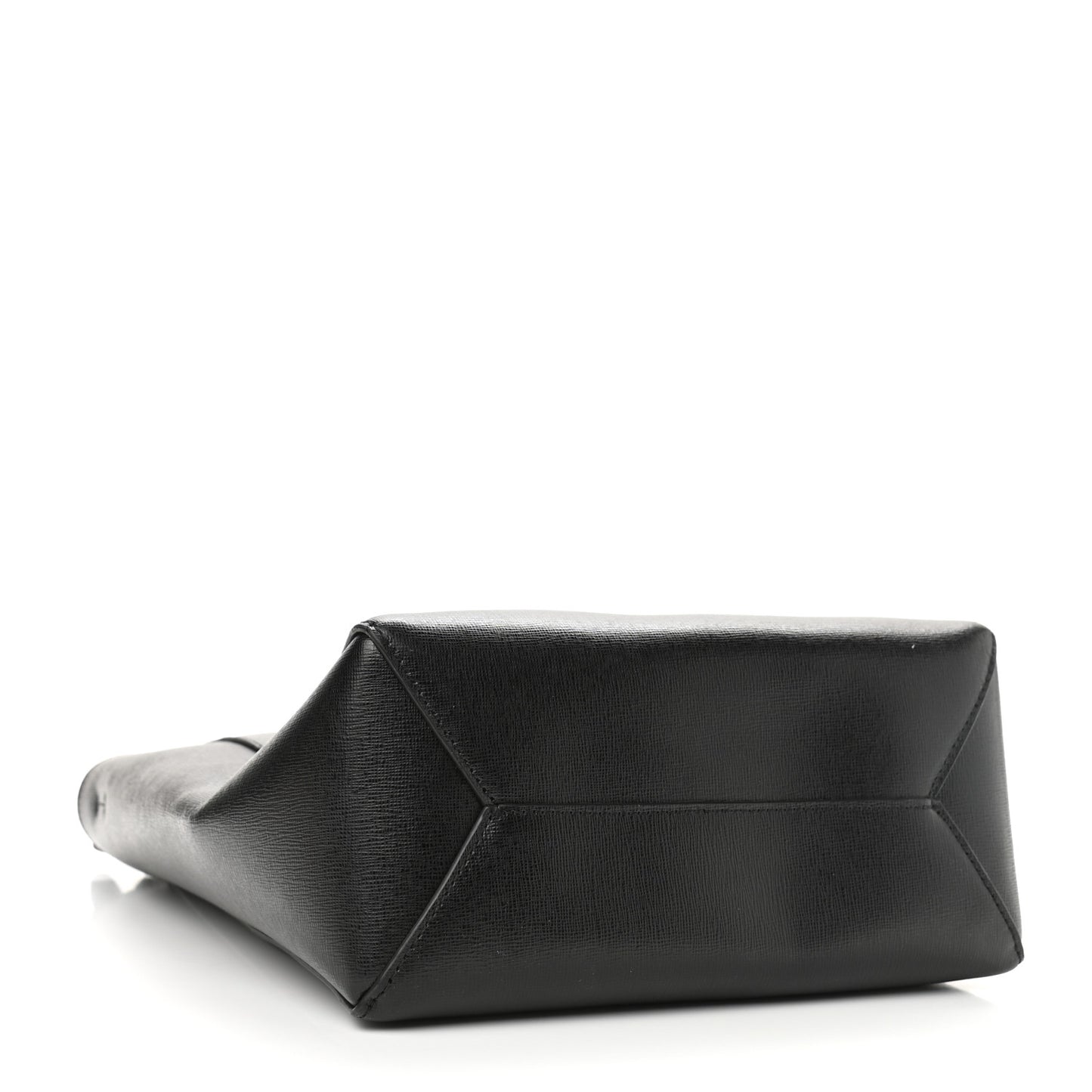 Calfskin Sculpture Tote Bag Black