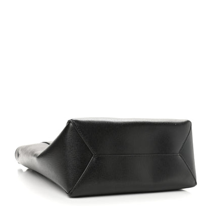Off-White Calfskin Sculpture Tote Bag Black 5 of 10