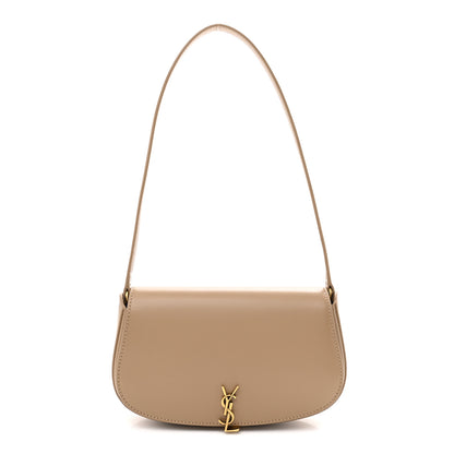 Saint Laurent Box Calfskin Mini Voltaire Shoulder Bag Dark Cork 1 of 11