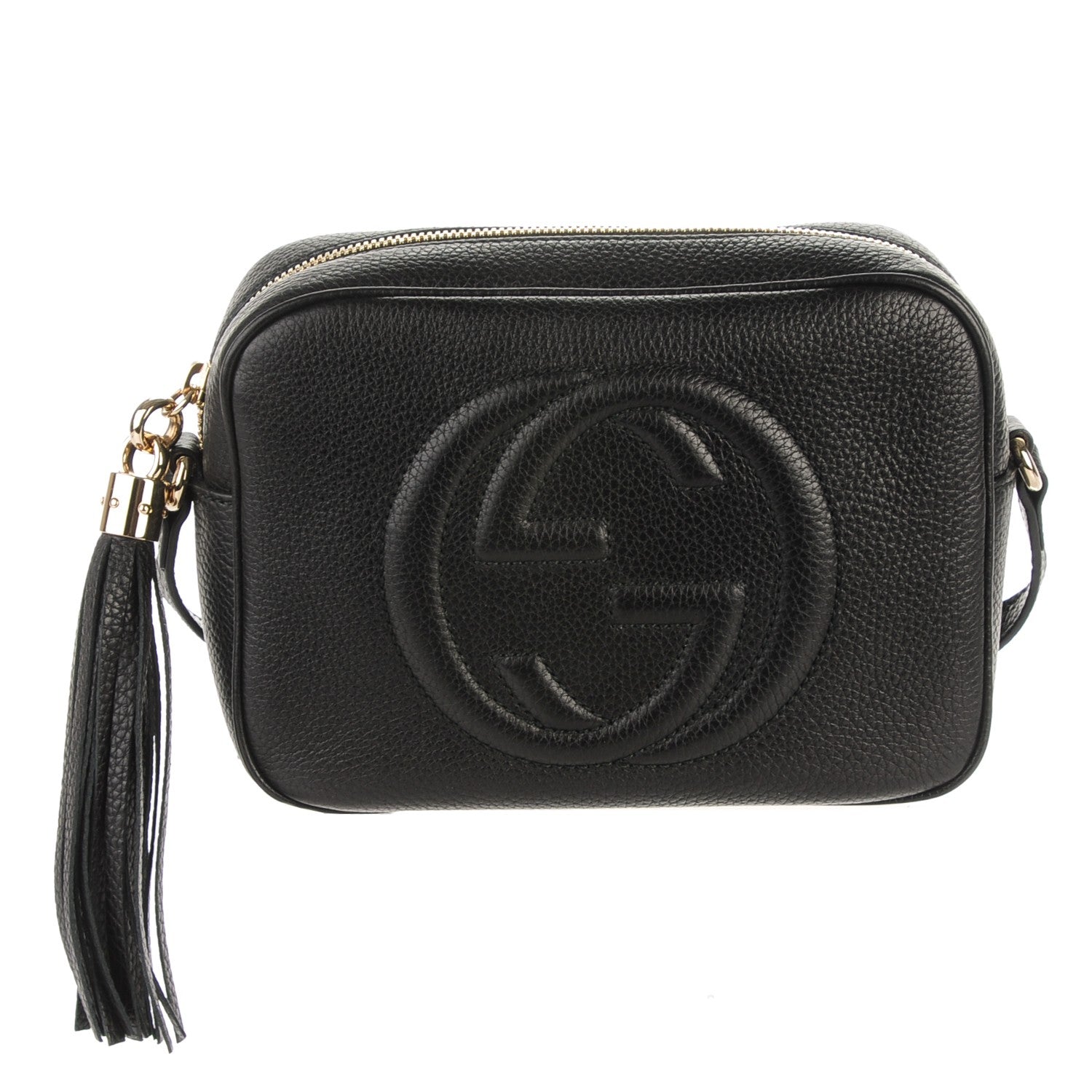 Gucci Pebbled Calfskin Small Soho Disco Bag Black 1 of 7
