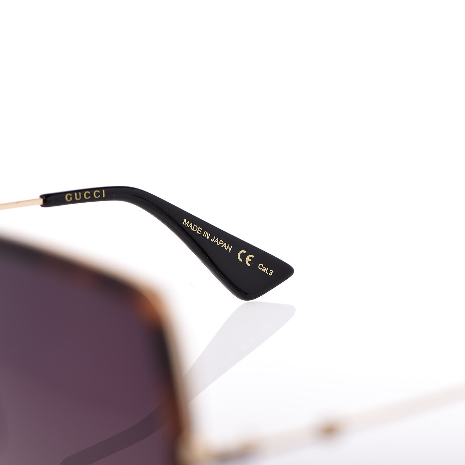 Gucci Square Frame GG0106S Sunglasses Tortoise 6 of 7