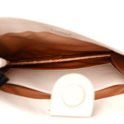 Gucci Calfskin Horsebit Slim Shoulder Bag White 4 of 8