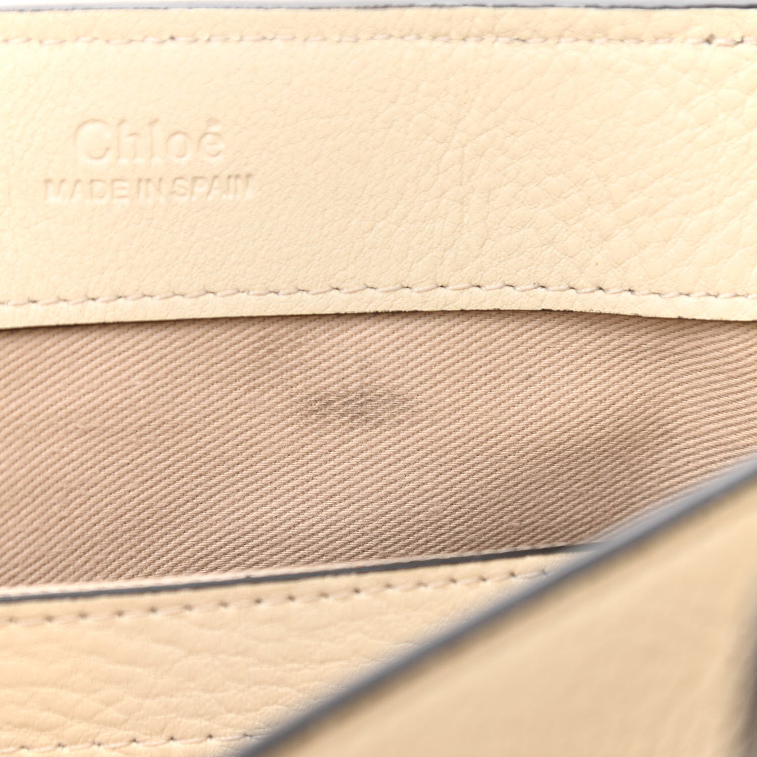 Chloe Calfskin Mini Faye Day Shoulder Bag Off White 9 of 11