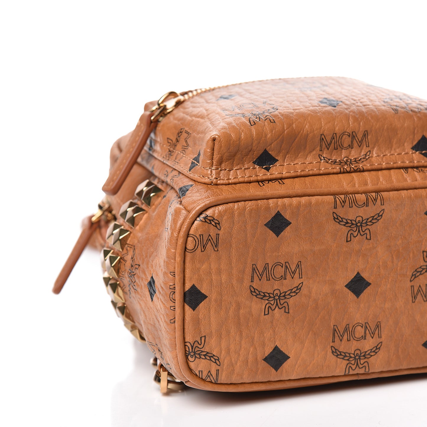 Visetos Side Stud X-Mini Stark Backpack Cognac