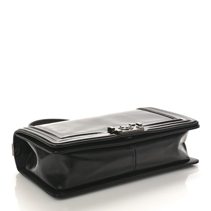Chanel Glazed Calfskin Medium Boy Flap Black 4 of 14