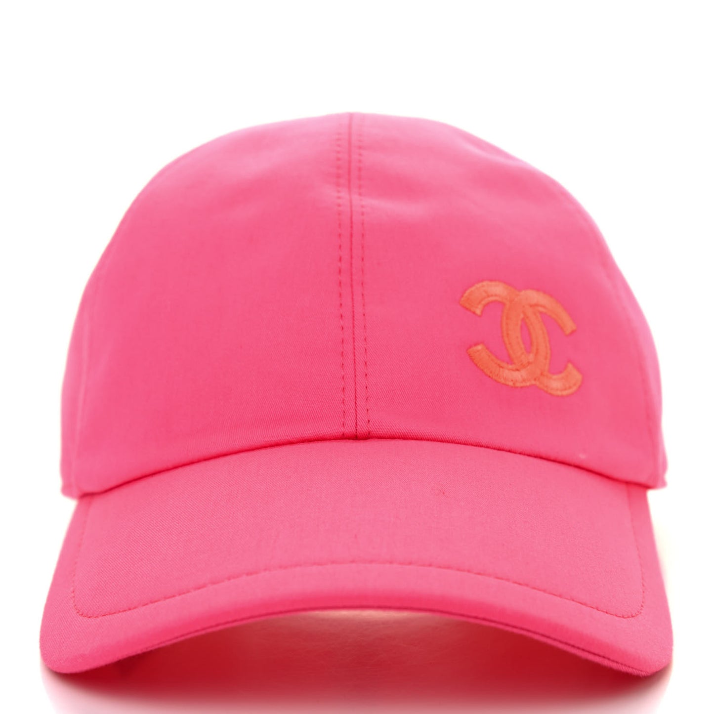 Cotton CC Cap Hat Fuchsia Orange